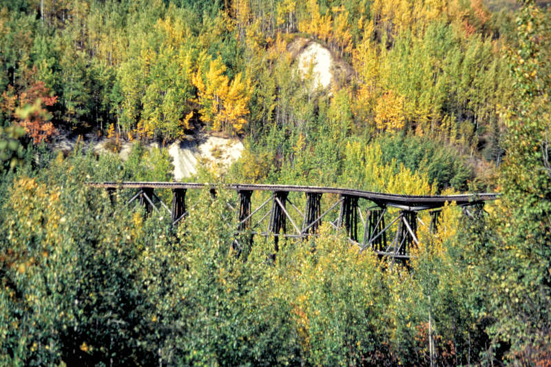 Gilahina Trestle Bridge, McCarthy Road, Alaska